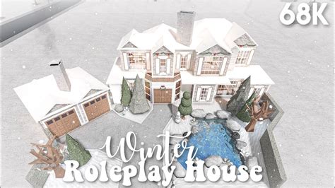 Winter roleplay house - Bloxburg speed build (including the christmas ...