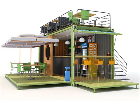 Shipping Container Cafe,Design,and Concept - Container Interior Design Idea