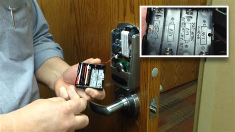 Schlage CO Electronic Locks: Battery Replacement Test Procedure - YouTube