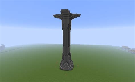 Large Stone Pillar Minecraft Project