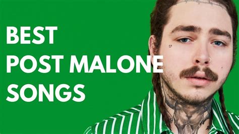 TOP 5 POST MALONE SONGS - YouTube