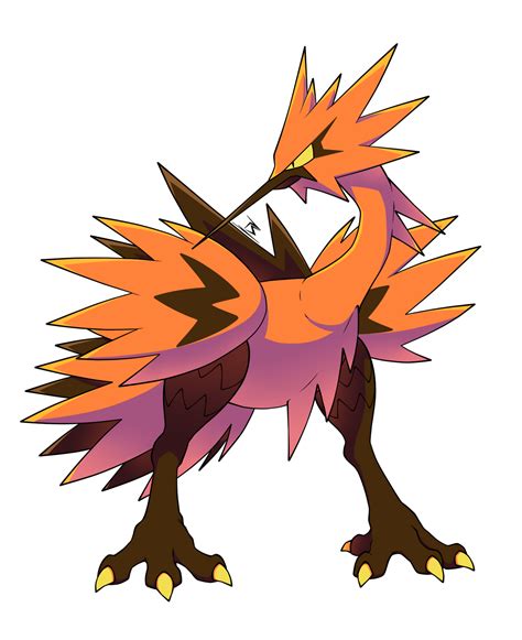 Galarian Zapdos by SarkenTheHedgehog on DeviantArt | Zapdos, Zapdos ...