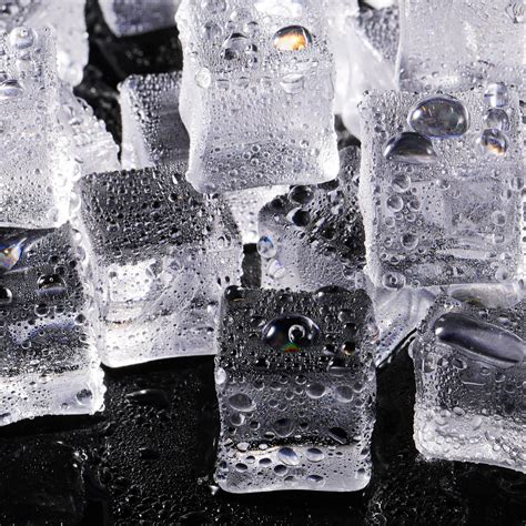 Buy 100 Pieces Clear Fake Ice Cubes Square Acrylic Gems Acrylic Clear ...