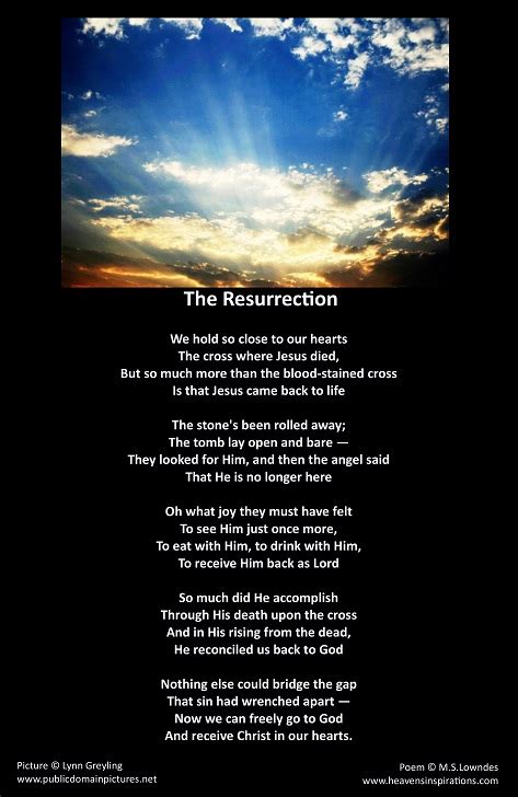 Easter Poems For Kids About Jesus