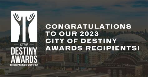 City Events and Recognitions Committee Announces 2023 City of Destiny ...