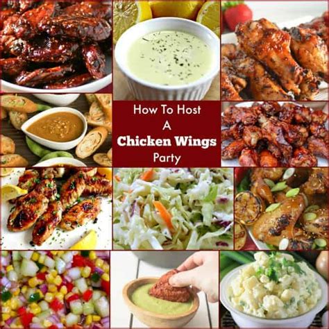 How To Host A Chicken Wing Party, perfect for BBQ's, potlucks, family ...