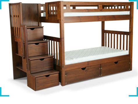 Twinkle Furniture Trading : Double Deck Bed Designs with Storage Drawer