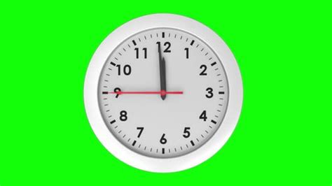 Clock On Greenscreen Stock Footage Video (100% Royalty-free) 1340578 ...