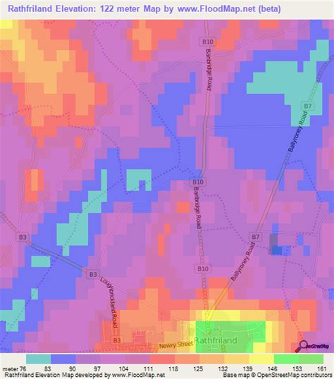 Elevation of Rathfriland,UK Elevation Map, Topography, Contour