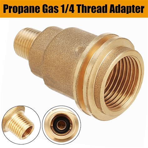 QCC1 Connection 1/4" Male Pipe Thread Propane Gas Fitting Adapter ...