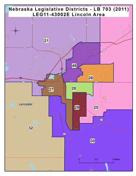 Legislative District Map | Nebraska Council of School Administrators ...