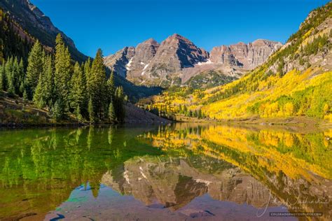 Aspen Colorado's Maroon Bells & Fall Colors of Aspen Trees