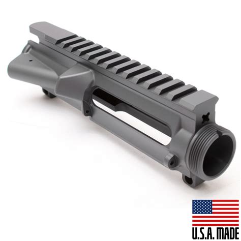 AR-15 Flat Top Stripped Upper Receiver Cerakote Sniper Gray Grey – USA ...