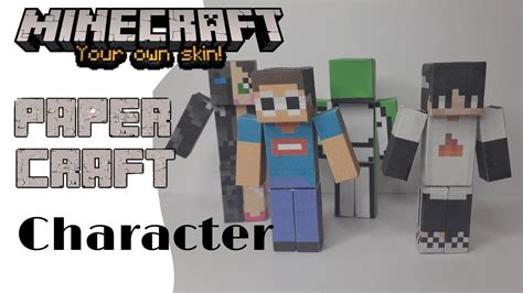 Make your own Minecraft paper craft character using your own skin ...