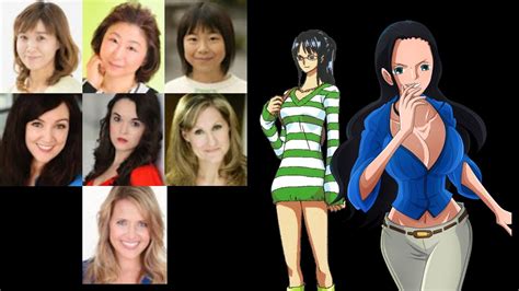 Anime Voice Comparison- Nico Robin (One Piece) - YouTube