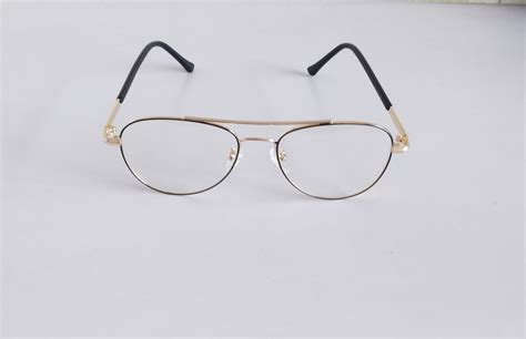 Aviator Golden Metal Frame Glasses | Eyemart Nepal