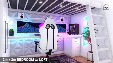 LOFT BED PC SETUP 3x3m - Small Bedroom Gaming or Office setup ...