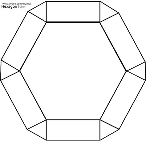 Hexagonal Prism Template Printable - Printable Word Searches