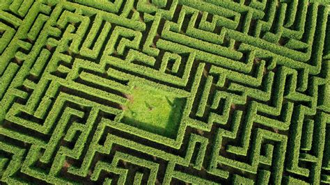 aerial view, Labyrinth, Maze Wallpapers HD / Desktop and Mobile Backgrounds