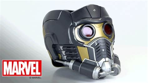 Marvel Legends - 'Star-Lord Electronic Helmet' Designer Desk - YouTube