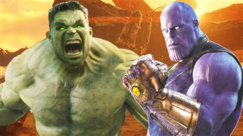 Here's Why The Hulk vs Thanos Rematch NEVER Happened In Endgame