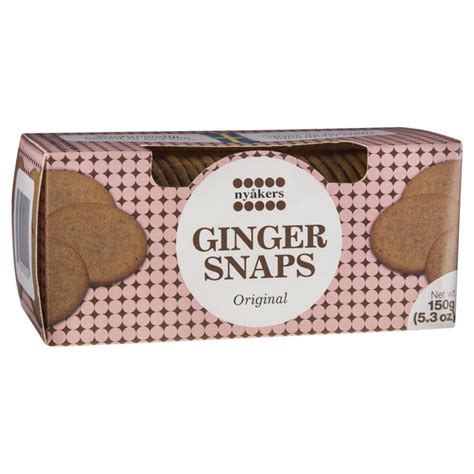 Nyakers Ginger Snaps Original 150G | Harris Farm Markets