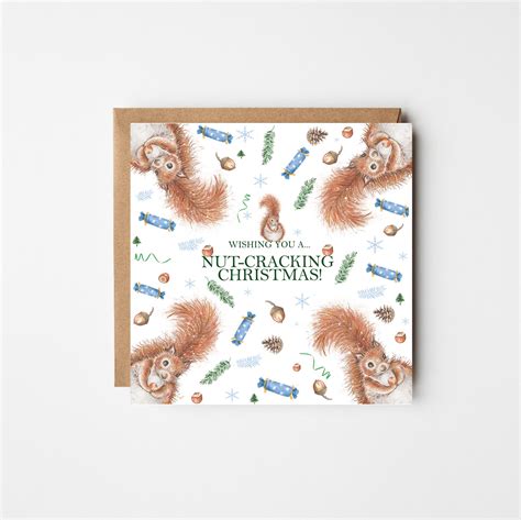 C0029 - Cracking Squirrel Christmas Card — West Country Designs