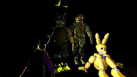 Springtrap, Plushtrap, Spring Bonnie on FiveNightsAtFreddys - DeviantArt