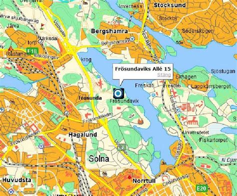 solna centrum karta Solna sl - Europa Karta