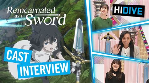 Reincarnated as a Sword Cast Interview | HIDIVE - YouTube