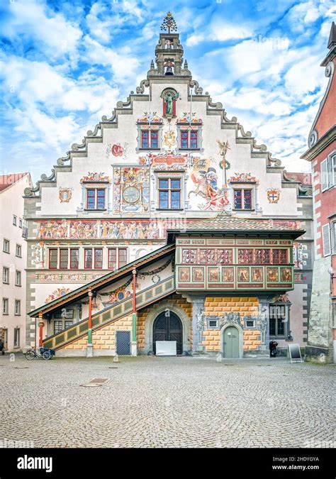 old town hall, lindau, lindaus Stock Photo - Alamy