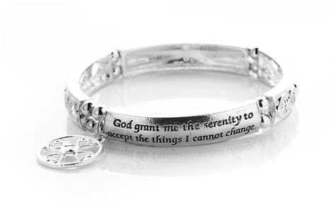 Serenity Prayer Engraved Bracelet - BelleChic