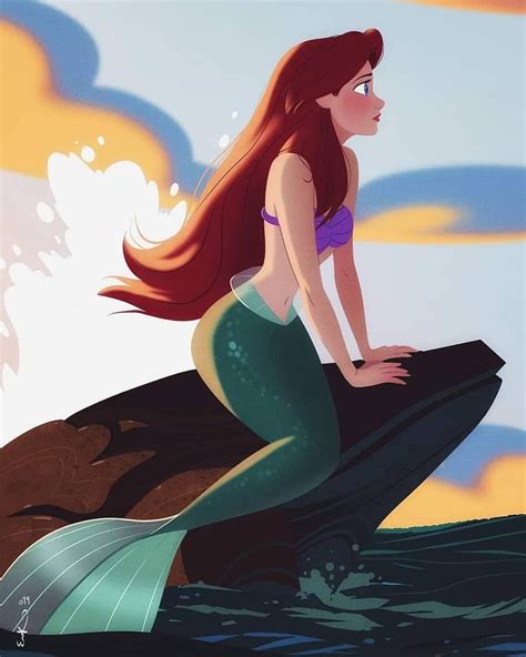 Little Mermaid On The Rock - Dodiaries