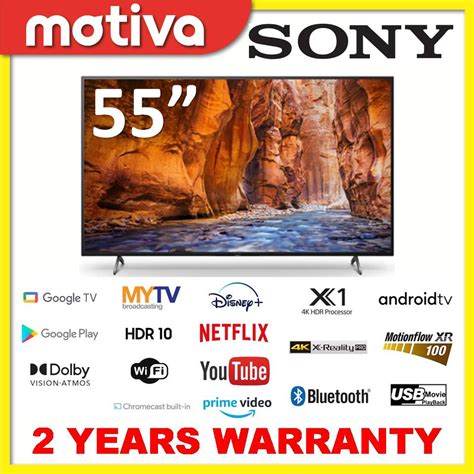 Sony X80K 4K Ultra HD High Dynamic Range HDR Smart Android TV Google TV ...