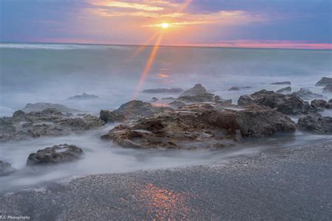 Sunset Beach Sky Photograph by Erin Lynne Photography - Fine Art America