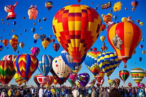 Albuquerque Balloon Fiesta – Magnificent Sky Of Rainbow Colors