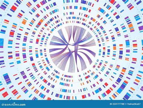 Genome Infographic. Dna Sequence Visualization, Genetic Mapping, Gene ...