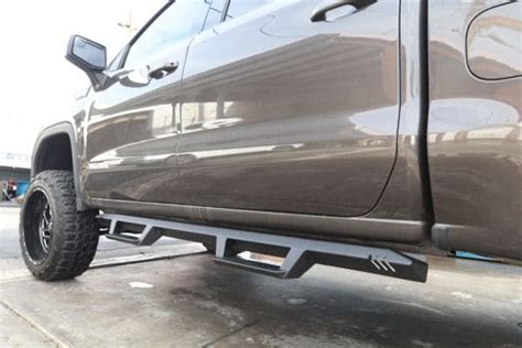 2021 Chevy Silverado Running Boards Black