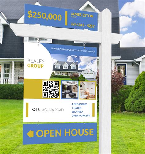 Real Estate Signage, Yard Sign Design on Behance