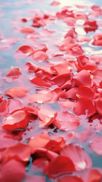 Rose Petals On Water Images - Free Download on Freepik