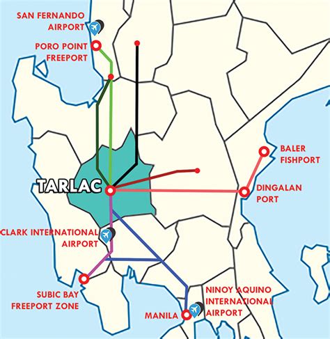 New Clark City Tarlac Map