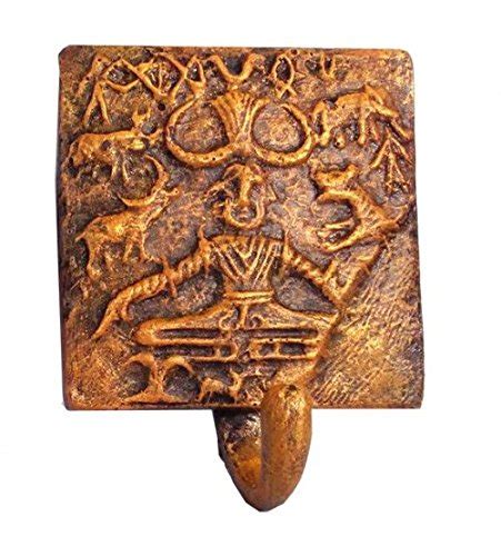 Pashupati Mohenjo daro Seal Hook(5cmx5cm) : Amazon.in: Home & Kitchen