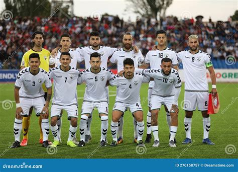 Afghanistan National Football Team Editorial Photography - Image of ...