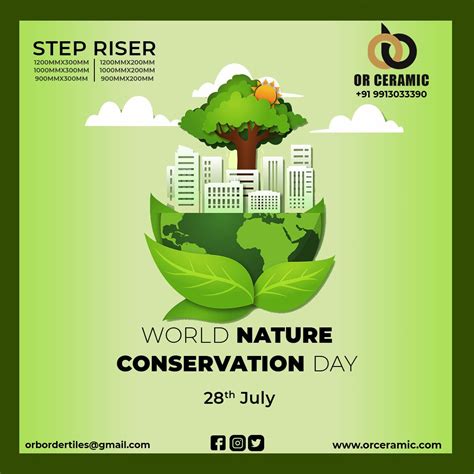 🌳 World Nature Conservation Day 🌳 | Nature conservation, Conservation ...