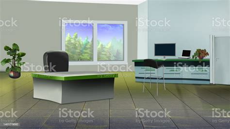 Bank Office Interior Stock Illustration - Download Image Now ...