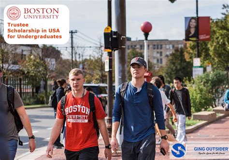 Boston University Trustee Scholarship 2022 in USA - Gingoutsider