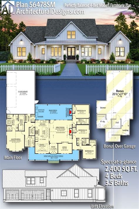 Symmetrical House Plans Floor Plan - homeplan.cloud