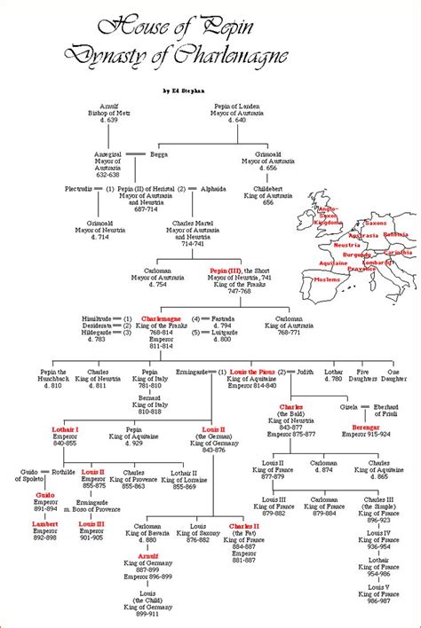 Genealogy of Charlemagne | Family tree genealogy, Genealogy history ...