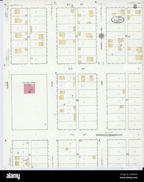 Map of lusk wyoming hi-res stock photography and images - Alamy