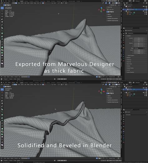 How do I solidify and bevel edges of mesh in blender to achieve the ...